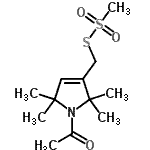 CAS#: 244641-23-4， S-[(1-Acetyl-2,2,5,5-tetramethyl-2,5-dihydro-1H-pyrrol-3-yl)methyl] methanesulfonothioate