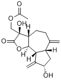 CAS#: 24470-33-5， (3R,3aR,6aR,8S,9aR,9bR)-3-[(Acetyloxy)methyl]decahydro-3,8-dihydroxy-6,9-bis(methylene)-Azuleno[4,5-b]furan-2(3H)-one