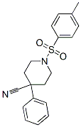 structure of CAS# 24476-55-9, 4-Phenyl-1-(p-Tolylsulphonyl)Piperidine-4-Carbonitrile;1-(4-Methylphenyl)Sulfonyl-4-Phenyl-Piperidine-4-Carbonitrile;1-(4-Methylphenyl)Sulfonyl-4-Phenyl-4-Piperidinecarbonitrile;1-(4-Methylphenyl)Sulfonyl-4-Phenyl-Isonipecotonitrile