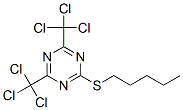 CAS#: 24481-70-7， 2-(Pentylthio)-4,6-Bis(Trichloromethyl)-1,3,5-Triazine