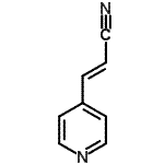 CAS#: 24490-79-7， (2E)-3-(4-Pyridinyl)Acrylonitrile