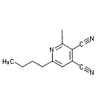 CAS#: 245079-26-9， 6-Butyl-2-Iodo-3,4-Pyridinedicarbonitrile