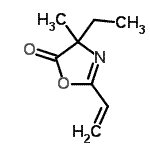 CAS#: 24537-88-0， 4-Ethyl-4-Methyl-2-Vinyl-1,3-Oxazol-5(4H)-One