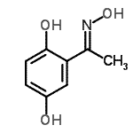 CAS#: 24558-42-7， 2-[(1E)-N-Hydroxyethanimidoyl]-1,4-Benzenediol