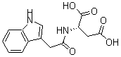 structure of CAS# 2456-73-7, (2S)-2-[[2-(1H-Indol-3-Yl)Acetyl]Amino]Butanedioic Acid;(2S)-2-[[2-(1H-Indol-3-Yl)-1-Oxoethyl]Amino]Butanedioic Acid;(2S)-2-[[2-(1H-Indol-3-Yl)Acetyl]Amino]Succinic Acid;(2S)-2-[2-(1H-Indol-3-Yl)Ethanoylamino]Butanedioic Acid