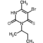CAS#: 24561-92-0， 5-Bromo-3-Sec-Butyl-6-Methyl-4-Thioxo-3,4-Dihydro-2(1H)-Pyrimidinone