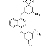 结构式 CAS# 245652-82-8, 二(3,3,5-三甲基环己基)邻苯二甲酸酯