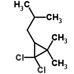 CAS#: 24577-81-9， 1,1-Dichloro-3-Isobutyl-2,2-Dimethylcyclopropane