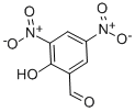 结构式 CAS# 2460-59-5, 2-羟基-3,5-二硝基-苯甲醛