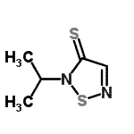 CAS#: 246227-55-4， 2-Isopropyl-1,2,5-Thiadiazole-3(2H)-Thione