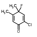CAS#: 246229-00-5， 2-Chloro-4-Fluoro-4,5-Dimethyl-2,5-Cyclohexadien-1-One