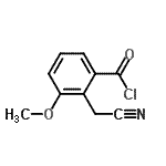 CAS#: 24633-69-0， 2-(Cyanomethyl)-3-Methoxybenzoyl Chloride