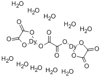 structure of CAS# 24670-07-3, Ethanedioic Acid Dysprosium Salt Hydrate (3:2:10);DYSPROSIUM (III) OXALATE HYDRATE (99.9%-DY) (REO);DYSPROSIUM (III) OXALATE SPECTRO 99.99% (REO);Dysprosium(Iii) Oxalate Decahydrate, Reacton