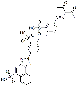 CAS#: 24681-18-3， 2-[4-[4-[(1-Acetylacetonyl)Azo]-2-Sulphostyryl]-3-Sulphophenyl]-2H-Naphtho[1,2-d]Triazole-5-Sulphonic Acid