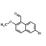 CAS#: 247174-18-1， 6-Bromo-2-Methoxy-1-Naphthaldehyde