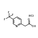 CAS#: 247200-00-6， [5-(Trifluoromethyl)-2-Pyridinyl]Acetic Acid Hydrochloride (1:1)