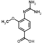 CAS#: 247234-23-7， 4-[(Diaminomethylene)Amino]-3-Methoxybenzoic Acid