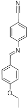 structure of CAS# 24742-30-1, 4'-Ethoxybenzylidene-4-Cyanoaniline;4-[(4-Ethoxyphenyl)Methyleneamino]Benzonitrile;4-[(4-Ethoxybenzylidene)Amino]Benzonitrile;Fr-1260