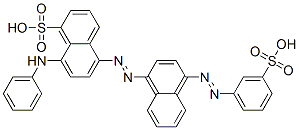 CAS#: 24758-50-7， 8-(Phenylamino)-5-[[4-[(3-Sulphophenyl)Azo]-1-Naphthyl]Azo]Naphthalene-1-Sulphonic Acid