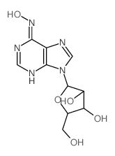 CAS#: 24822-51-3， 9-beta-D-Arabinofuranosyl-N-Hydroxy-9H-Purin-6-Amine