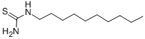 structure of CAS# 24827-74-5, N-Decyl-Thiourea;1-DECYL-2-THIOUREA