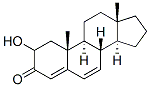 structure of CAS# 2484-30-2, (17b)-17-Hydroxy-Androsta-4,6-dien-3-one;Androsta-4,6-Dien-17-Beta-Ol-3-One;Androsta-4,6-Dien-3-One, 17-Hydroxy-, (17-Beta)- (9Ci);Androsta-4,6-Dien-3-One, 17-Hydroxy-, (17Beta)- (9Ci)