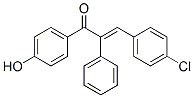 CAS 登录号：24845-41-8， 3-(4-氯苯基)-1-(4-羟基苯基)-2-苯基-丙-2-烯-1-酮