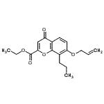 CAS#: 248595-13-3， Ethyl 7-(Allyloxy)-4-Oxo-8-Propyl-4H-Chromene-2-Carboxylate