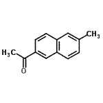 structure of CAS# 24875-94-3, 1-(6-Methyl-2-Naphthyl)Ethanone;1-(6-Methyl-2-naphthalenyl)ethanone;1-(6-Methyl-2-naphthyl)ethanone #;2-Acetyl-6-methylnaphthalene