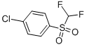 structure of CAS# 2488-53-1, 1-Chloro-4-[(Difluoromethyl)Sulfonyl]-Benzene;Nsc166341;Zinc00086342;1-Chloro-4-(Difluoro-Methanesulfonyl)-Benzene