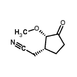 CAS#: 249929-11-1， [(1R,2S)-2-Methoxy-3-Oxocyclopentyl]Acetonitrile