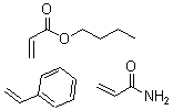 CAS#: 25037-33-6， 2-Propenoic Acid, Butyl Ester, Polymer With Ethenylbenzene And 2-Propenamide