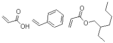 CAS#: 25085-19-2， 2-Propenoic Acid, Polymer With Ethenylbenzene And 2-Ethylhexyl 2-Propenoate