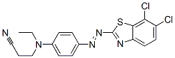 CAS#: 25150-28-1， 3-[[4-[(6,7-Dichlorobenzothiazol-2-Yl)Azo]Phenyl]Ethylamino]Propiononitrile