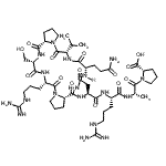 CAS#: 251634-21-6， L-Glutaminyl-L-Valyl-L-Prolyl-L-Seryl-L-Arginyl-L-Prolyl-L-Asparaginyl-L-Arginyl-L-Alanyl-L-Proline