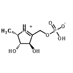 CAS#: 251901-84-5， [(2S,3R,4R)-3,4-Dihydroxy-2-Methyl-3,4-Dihydro-2H-Pyrrolium-5-Yl]Methyl Hydrogen Phosphate