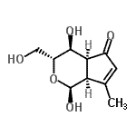 CAS#: 251914-61-1， (1S,3R,4S,4aS,7aS)-1,4-Dihydroxy-3-(Hydroxymethyl)-7-Methyl-3,4,4A,7A-Tetrahydrocyclopenta[c]Pyran-5(1H)-One