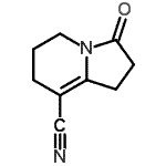 CAS#: 251986-10-4， 3-Oxo-1,2,3,5,6,7-Hexahydro-8-Indolizinecarbonitrile