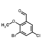 CAS#: 25299-26-7， 3-Bromo-5-Chloro-2-Methoxybenzaldehyde
