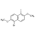 CAS#: 25315-13-3， 1-Bromo-5-Iodo-2,6-Dimethoxynaphthalene