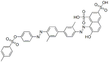 CAS#: 25317-45-7， 8-[[3,3'-Dimethyl-4'-[[4-[[(p-Tolyl)Sulphonyl]Oxy]Phenyl]Azo][1,1'-Biphenyl]-4-Yl]Azo]-7-Hydroxynaphthalene-1,3-Disulphonic Acid