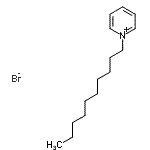 CAS 登录号：2534-65-8， 1-癸基吡啶鎓溴化物