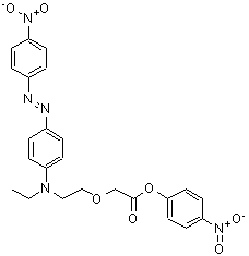 CAS#: 253426-51-6， 4-Nitrophenyl [2-(Ethyl{4-[(E)-(4-Nitrophenyl)Diazenyl]Phenyl}Amino)Ethoxy]Acetate