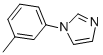structure of CAS# 25364-43-6, 1-(3-Methylphenyl)-1H-Imidazole;1H-Imidazole,1-(3-Methylphenyl)-;1-(3-Methylphenyl)-1H-Imidazole;1-M-TOLYL-1H-IMIDAZOLE