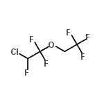 structure of CAS# 25364-98-1, 2-Chloro-1,1,2-Trifluoro-1-(2,2,2-Trifluoroethoxy)Ethane;1,1,2-Trifluoro-2-chloroethyl 2,2,2-trifluoroethyl ether;1,1,2-Trifluoro-2-chloroethyl 2,2,2-trifluoroethyl ether 97%;1,1,2-TRIFLUORO-2-CHLOROETHYL2,2,2-TRIFLUOROETHYLETHER