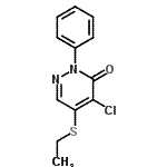 CAS#: 25381-21-9， 4-Chloro-5-(Ethylsulfanyl)-2-Phenyl-3(2H)-Pyridazinone