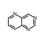 structure of CAS# 254-80-8, Pyrido[3,2-d]Pyrimidine;pyridopyrimidine