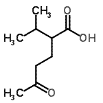CAS#: 2543-54-6， 2-Isopropyl-5-Oxohexanoic Acid