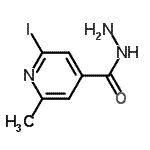CAS#: 25462-94-6， 2-Iodo-6-Methylisonicotinohydrazide