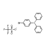 CAS#: 255056-44-1， (4-Bromophenyl)(Diphenyl)Sulfonium Trifluoromethanesulfonate